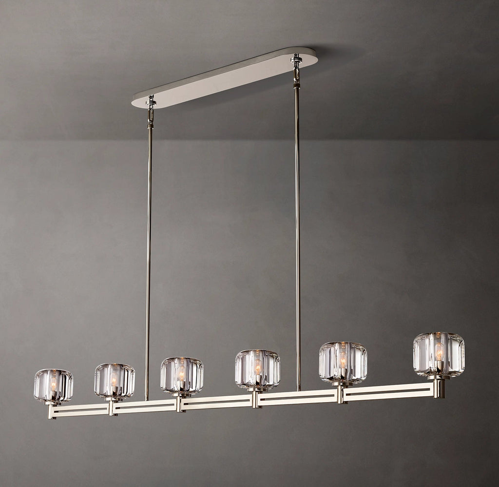 Demaret Linear Chandelier 72" for Living Room, Bedroom,Kitchen Island