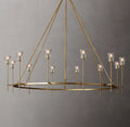Torche Round Chandelier 70", Luxury Chandelier Dining Room
