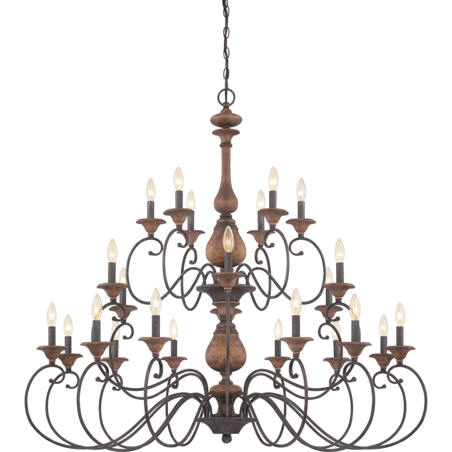 Quoizel Auburn 24 Light 3 Tier Chandelier