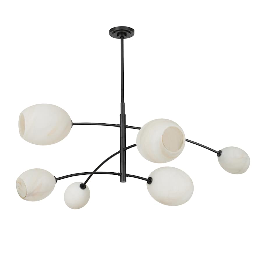Regina Andrew Artemis 6 Light 59" Wide Linear Chandelier
