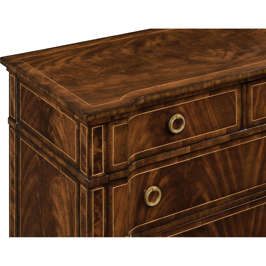Jonathan Charles Buckingham Reverse Breakfront Chest of Drawers (494844-MAH)