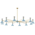 Robert Abbey Clare 12 Light 76" Wide Chandelier