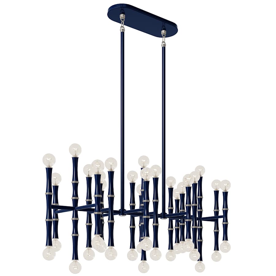 Robert Abbey Kane 42 Light 38" Wide Linear Chandelier
