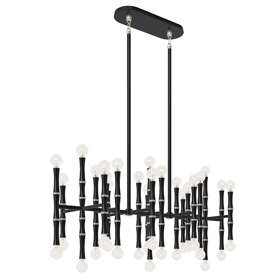 Robert Abbey Kane 42 Light 38" Wide Linear Chandelier