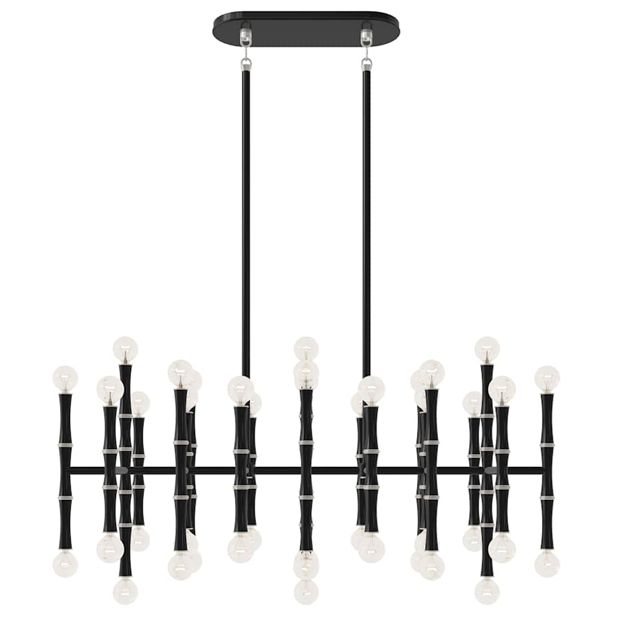Robert Abbey Kane 42 Light 38" Wide Linear Chandelier