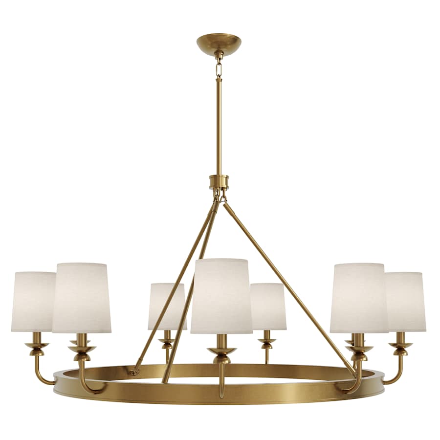 Robert Abbey William 9 Light 49" Wide Chandelier