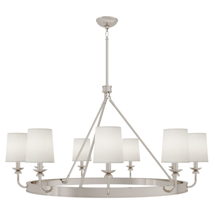 Robert Abbey William 9 Light 49" Wide Chandelier