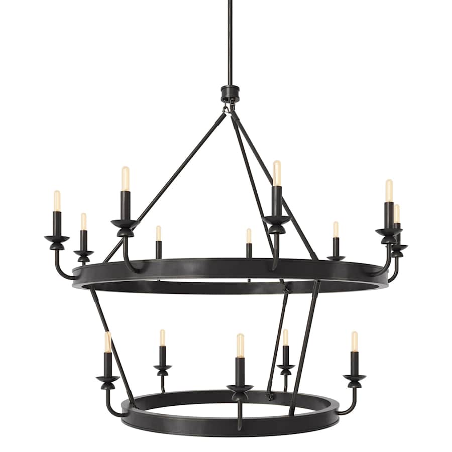 Robert Abbey William 14 Light 49" Wide Chandelier