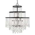 Savoy House Luna 15 Light 45" Wide Crystal Waterfall Chandelier