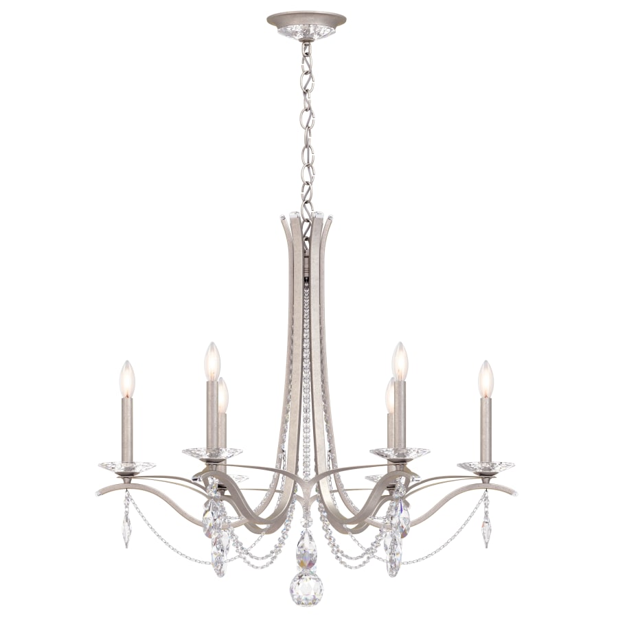 Schonbek Vesca 6 Light 33" Wide Crystal Chandelier with Heritage Crystals