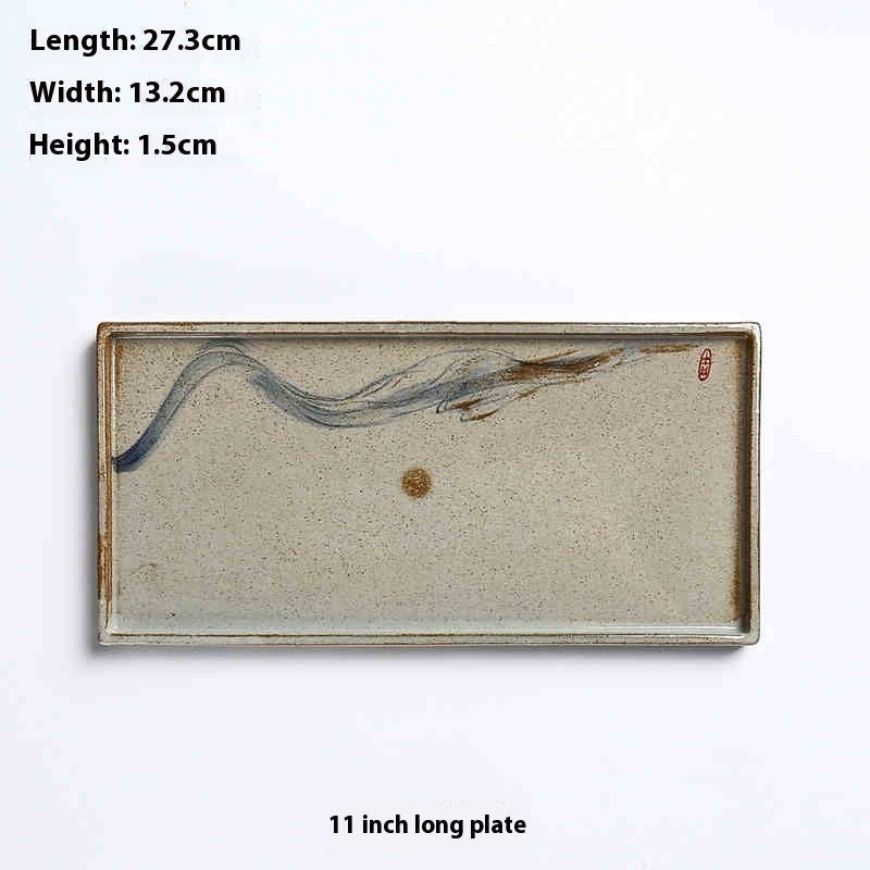 Seashell Mist Underglaze Round Plate