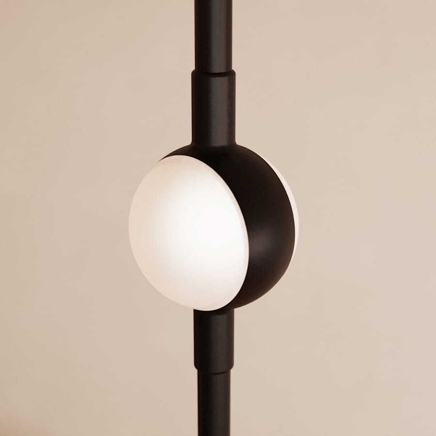 Sonneman Constellation 12" Wide LED Multi Light Pendant with White Optical Acrylic Shades and 240" Cable - 2700K