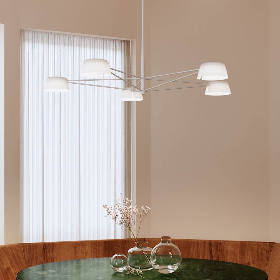 Sonneman Ray 45" Wide LED Round Chandelier