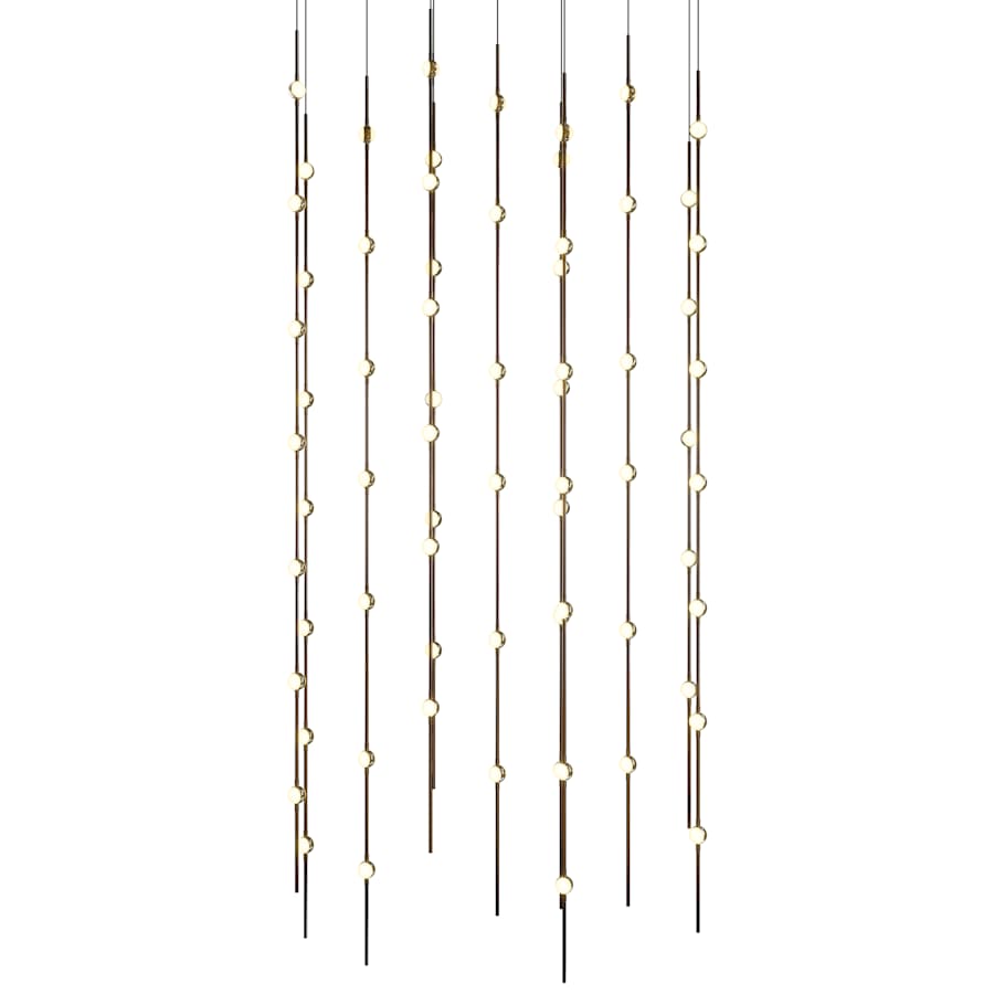 Sonneman Constellation 36" Wide Beaded Chandelier