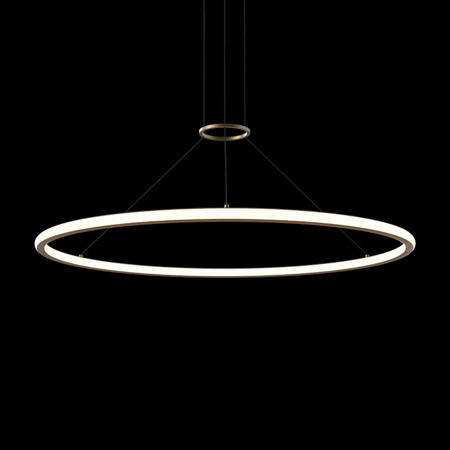 Sonneman Luna 50" Wide LED Ring Chandelier - 2700K