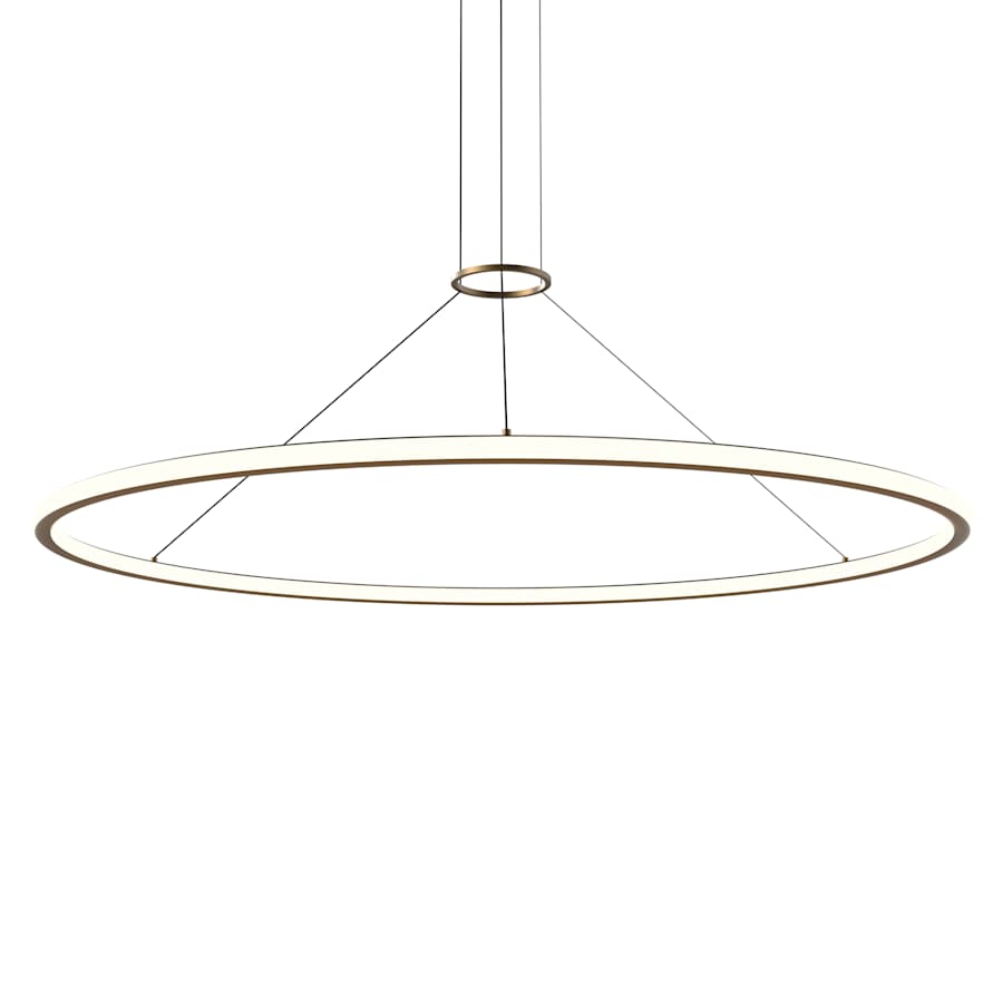 Sonneman Luna 62" Wide LED Ring Chandelier - 3500K