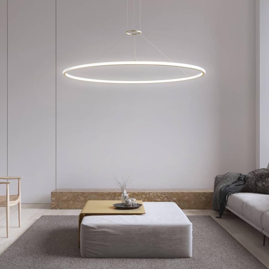 Sonneman Luna 62" Wide LED Ring Chandelier - 3000K
