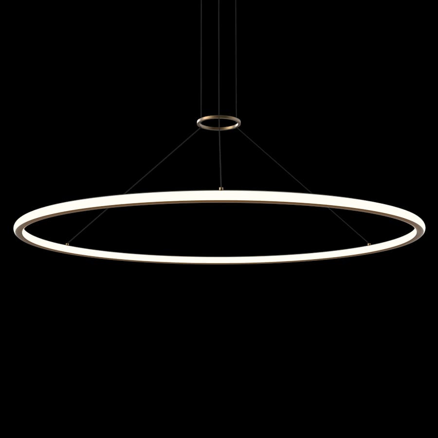 Sonneman Luna 62" Wide LED Ring Chandelier - 3500K