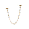 Studio M Dolce Vita 41" Wide LED Crystal Linear Pendant with Beveled Crystal Shades