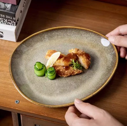 Sunburst Kiln-Yellow Waterdrop Bowl