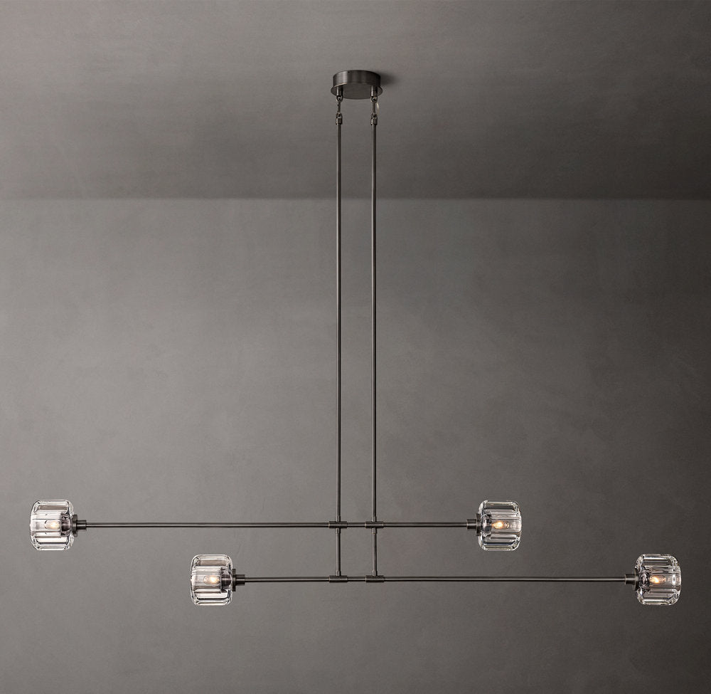 Suspended K9 Crystal Mobile Chandelier