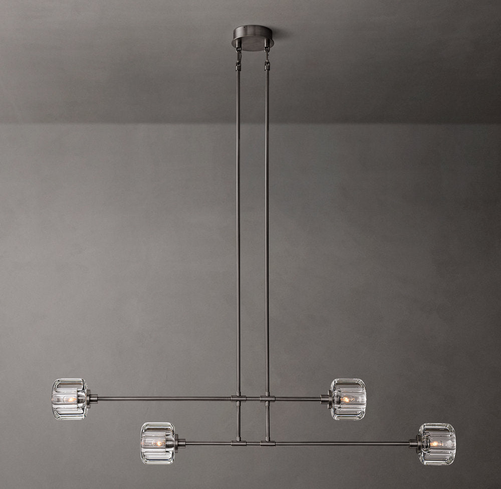 Suspended K9 Crystal Mobile Chandelier