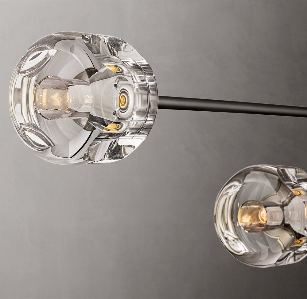 Suspended K9 Crystal Mobile Chandelier