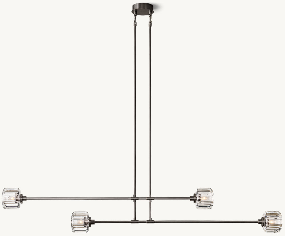 Suspended K9 Crystal Mobile Chandelier