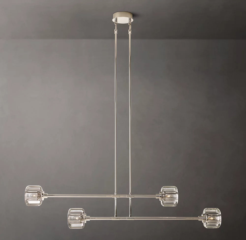 Suspended K9 Crystal Mobile Chandelier