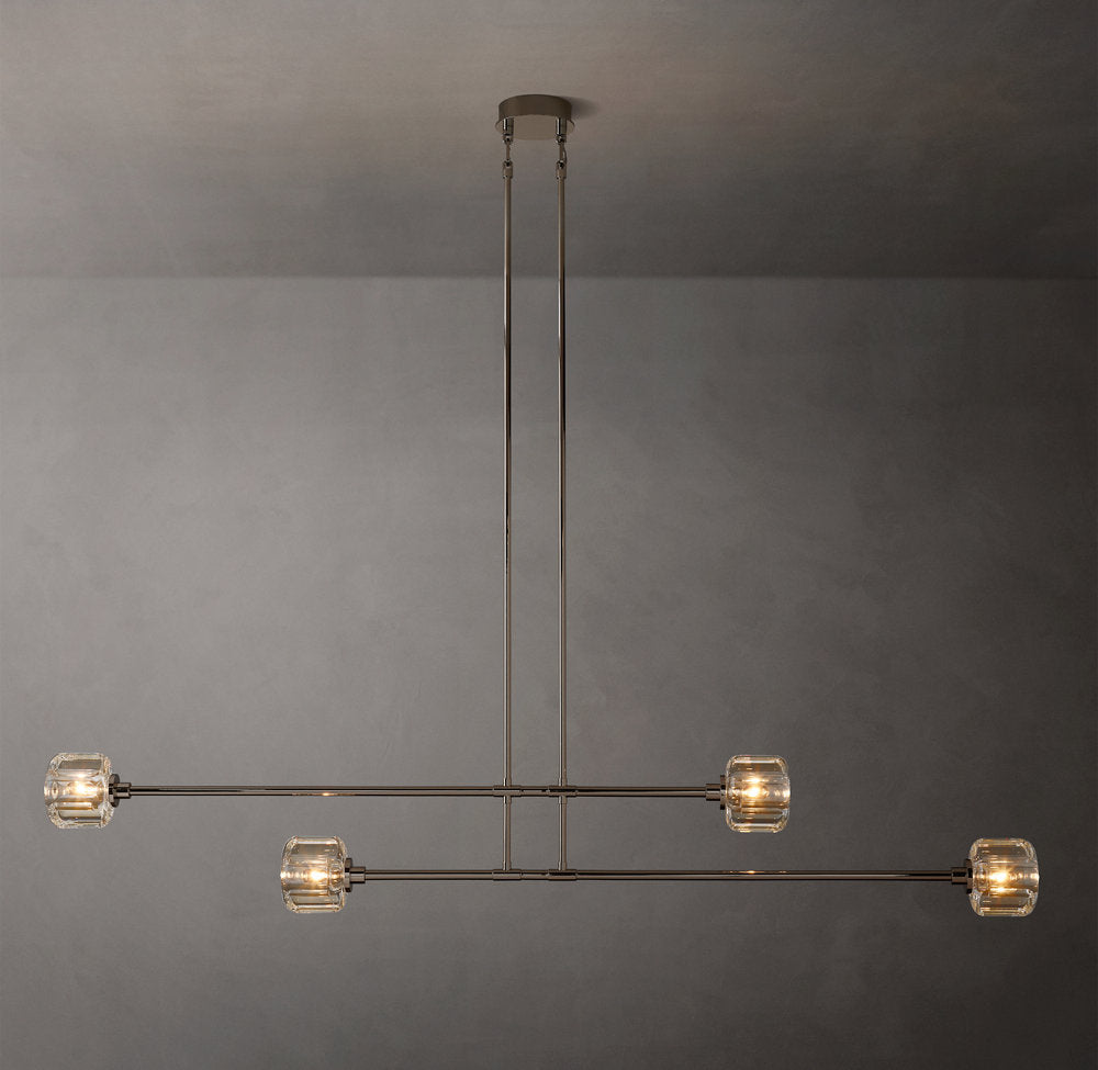 Suspended K9 Crystal Mobile Chandelier