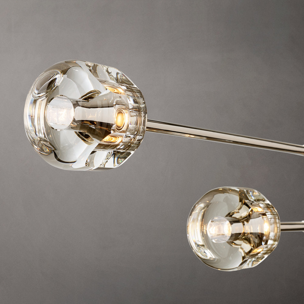 Suspended K9 Crystal Mobile Chandelier