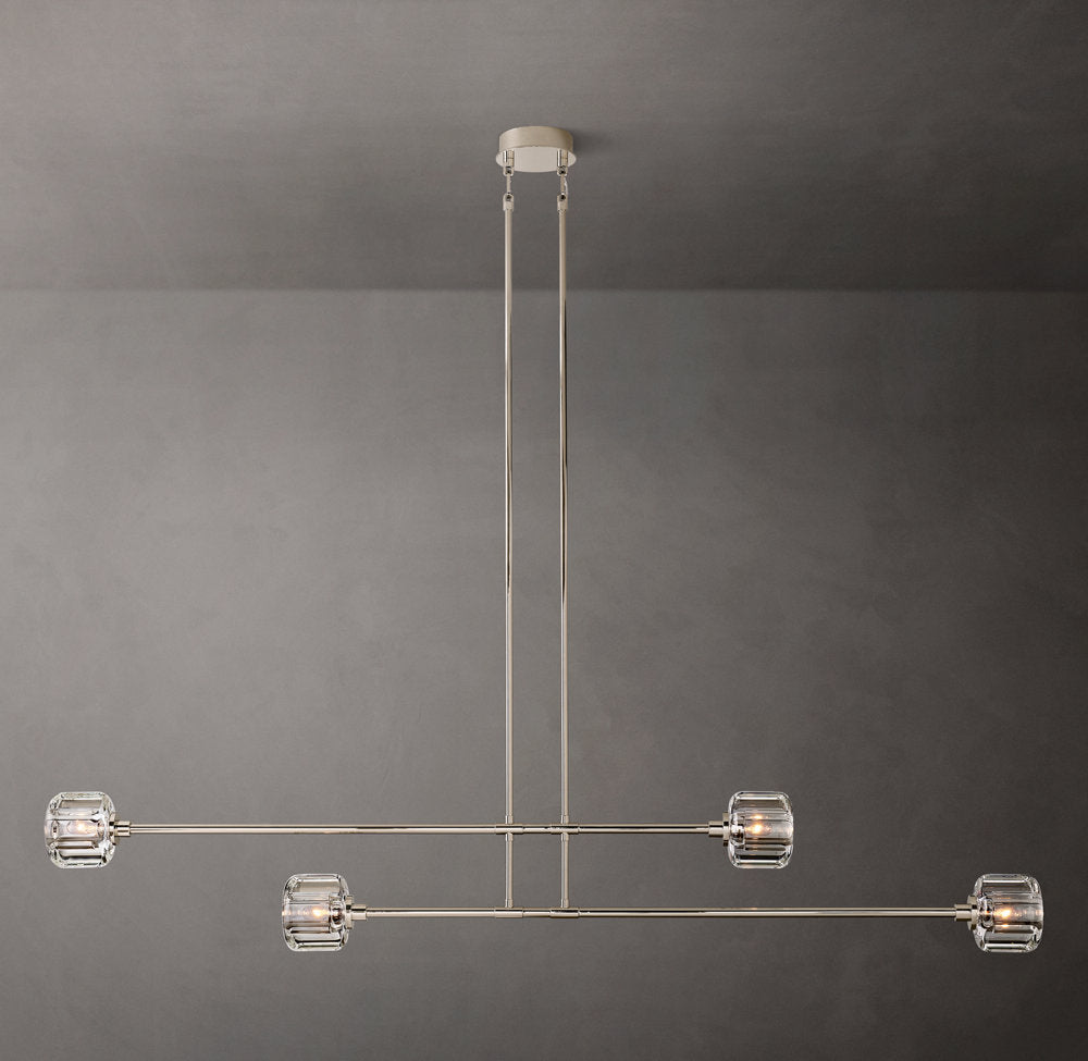 Suspended K9 Crystal Mobile Chandelier