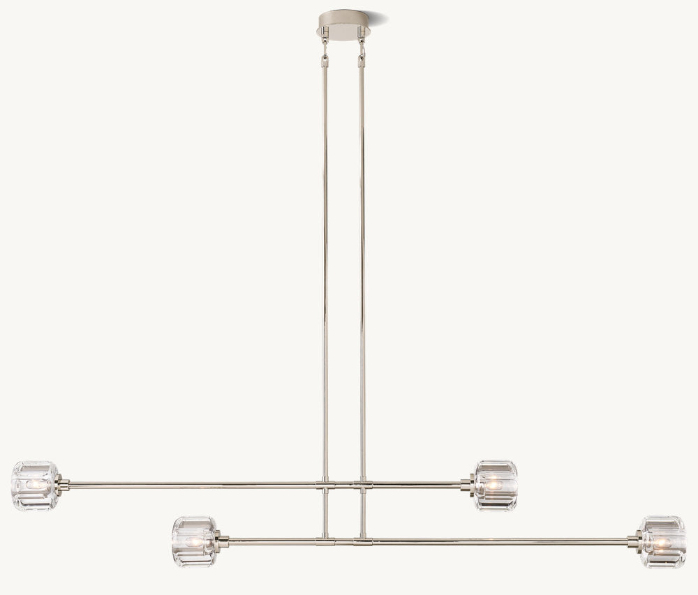 Suspended K9 Crystal Mobile Chandelier