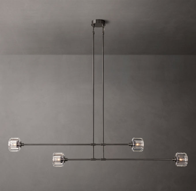 Suspended K9 Crystal Mobile Chandelier