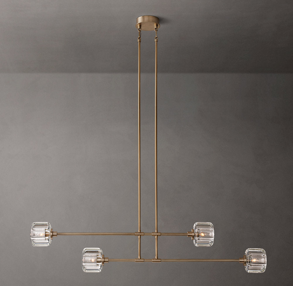 Suspended K9 Crystal Mobile Chandelier