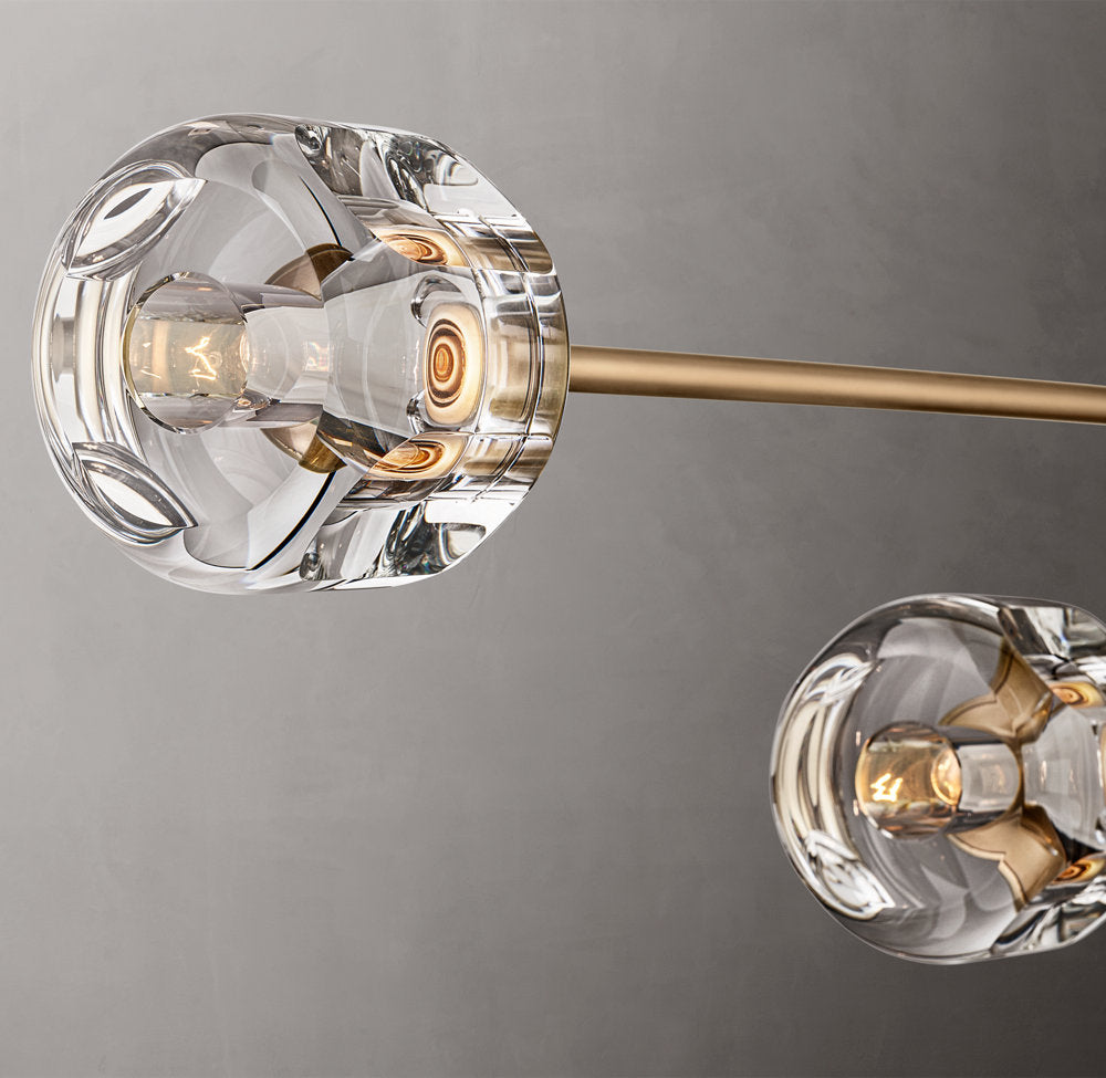 Suspended K9 Crystal Mobile Chandelier
