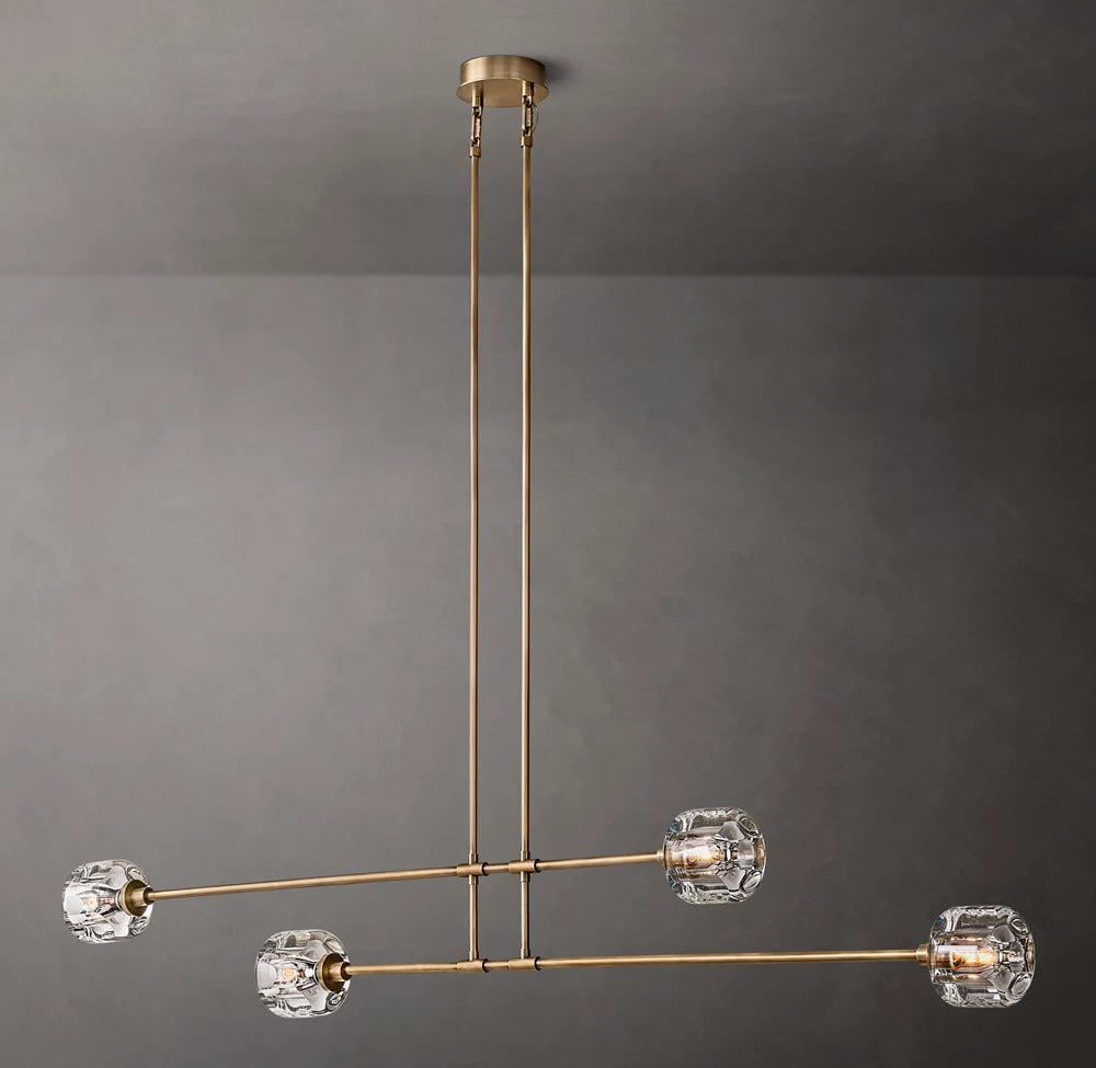 Suspended K9 Crystal Mobile Chandelier