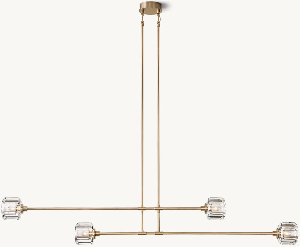 Suspended K9 Crystal Mobile Chandelier