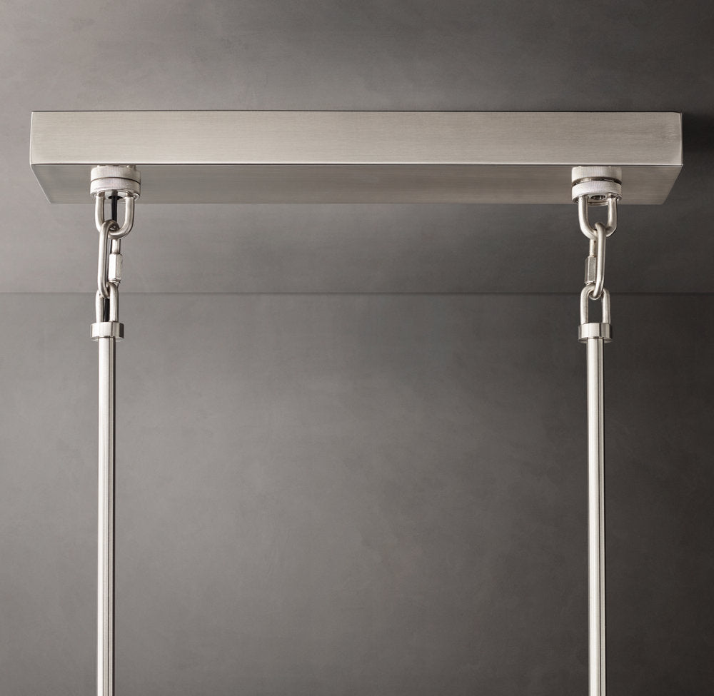 Textured Glass Pavilion Chandelier