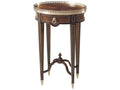 Fine Accent Table Mahogany End Table with Brass Mounts