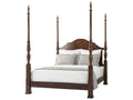 Middleton Queen Rice Bed with Acanthus and Rice Carvings