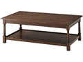 Lodge Rectangular Coffee Table in Mahogany and Reclaimed Oak