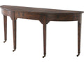 West Gate Console Table in Mahogany and Reclaimed Oak