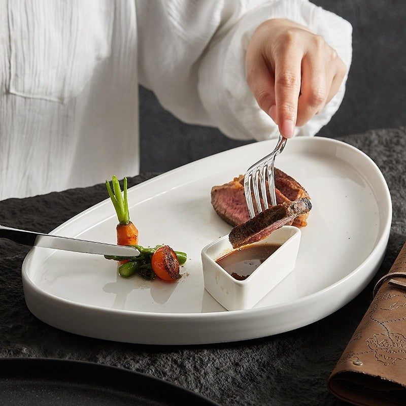 Trioslate Nordic Triangle Steak Plate