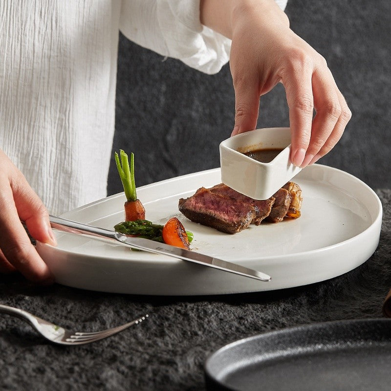 Trioslate Nordic Triangle Steak Plate
