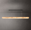 Ultra-Warm Calcite Beam Chandelier