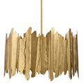 Uttermost Golden Gate 8 Light 28" Wide Drum Chandelier