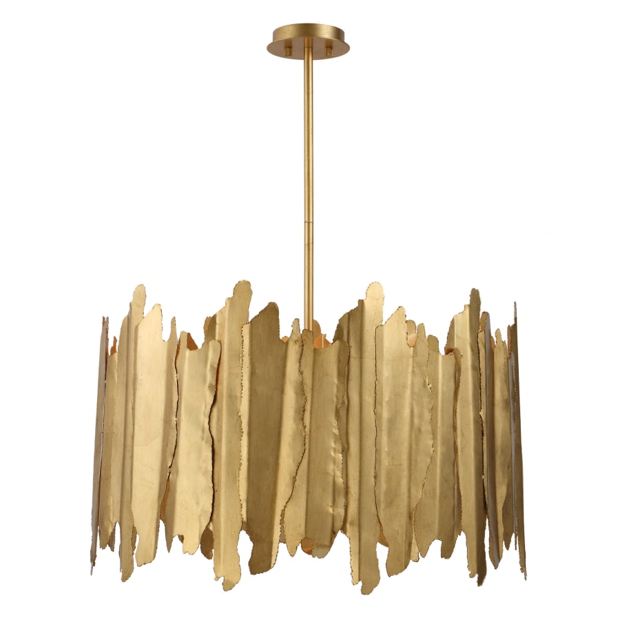 Uttermost Golden Gate 8 Light 28" Wide Drum Chandelier
