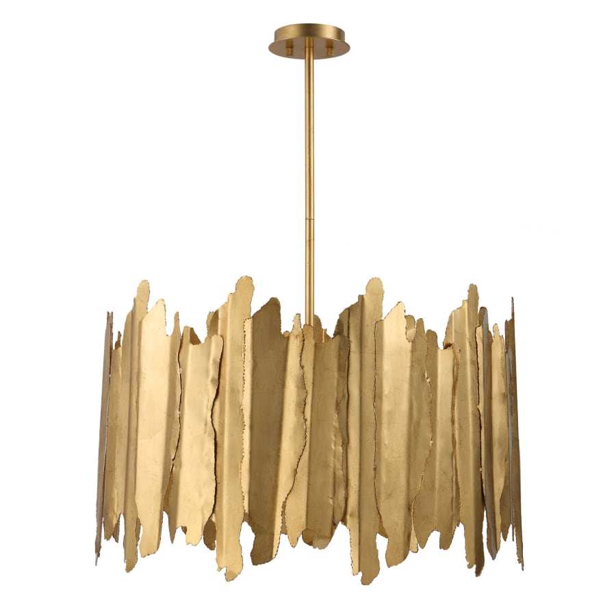 Uttermost Golden Gate 8 Light 28" Wide Drum Chandelier