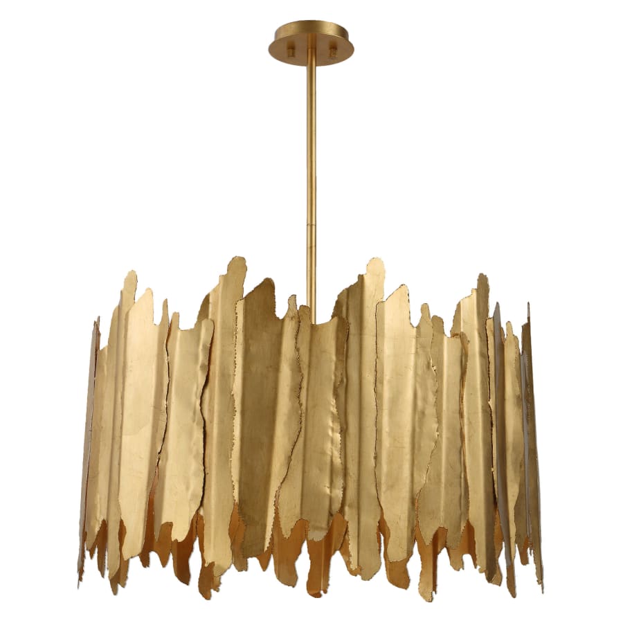 Uttermost Golden Gate 8 Light 28" Wide Drum Chandelier